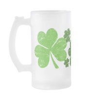 Green Irish Shamrock Mugs