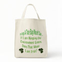 Green Irish Tote Bag
