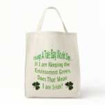 Green Irish Tote Bag