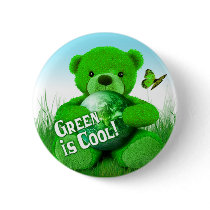 Green is Cool! Button