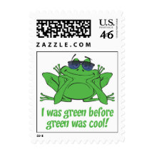 Green is Cool Stamp