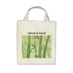 Green is Good Grocery Tote bags