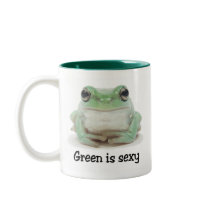 Green is Sexy mugs by photoinspiration Green is Sexy mugs