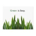 Green is Sexy. postcards