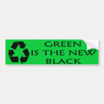 Green Is The New Black  Bumper Sticker