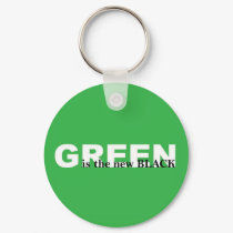 GREEN is the new BLACK keychains