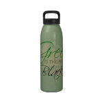 Green is the New Black, Personalized Recycled Eco Water Bottle