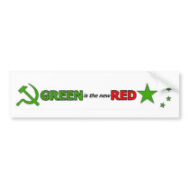 Green is the new Red bumper stickers by jjc123 Green is the new Red bumper stickers