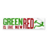 Green is the New Red bumper sticker