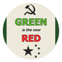 Green is the new Red sticker by jjc123 Green is the new Red sticker