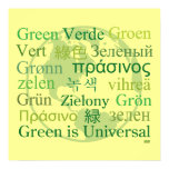 Green is Universal Print