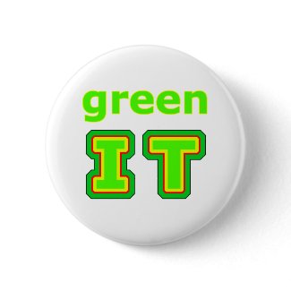 The MUSEUM Artist Series green IT The MUSEUM gibsphotoart button