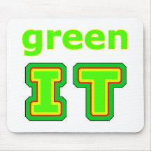 green IT The MUSEUM gibsphotoart Mousepad