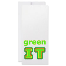 green IT The MUSEUM gibsphotoart Rack Card