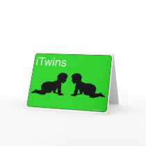Green iTwins cards by Scrappintwins Green iTwins cards