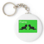 Green iTwins keychains