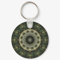 Green Ivory 13 Keychain
