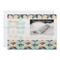 Green ivy baby boy birth announcement