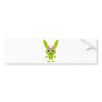 Green Jackalope bumper stickers