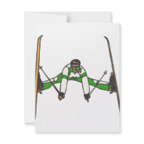 Green Jumper Personalized Invitations