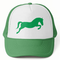 Green Jumping Pony Hats