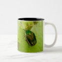 Green June Beetle Mug by CarolsCamera Green June Beetle Mug