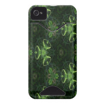 Green Kaleidoscope 1 Id Iphone 4 Case