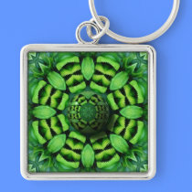 Green Kaleidoscope #1 keychains