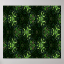 Green Kaleidoscope 1 Print