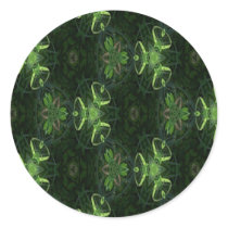Green Kaleidoscope 1 Sticker