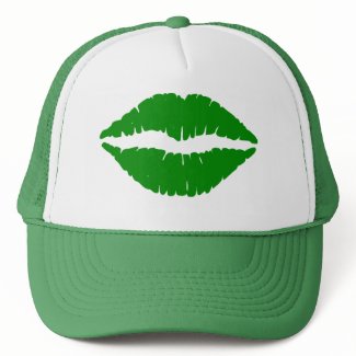 Green Kiss St. Patrick's Hat hat