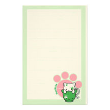 Green Kit-tea Stationery