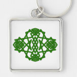 Green Knot Keychain