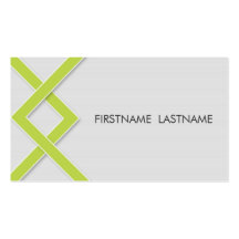 Green Knot Personal Networking Business Cards