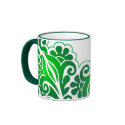 green lace_4 mugs