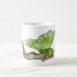 Green Lady Fairy 3 - 3D Fantasy Art - Coffee Mugs