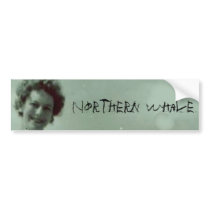 Green Lady Northern Whale Sticker bumper stickers by jtsteph Green Lady Northern Whale Sticker bumper stickers