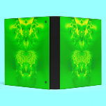 Green Lady Slipper Orchid Fractal binders