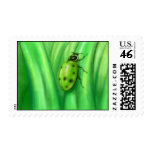 Green Ladybug Postage postage