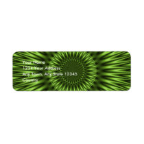 Green Lagoon Custom Return Address Label