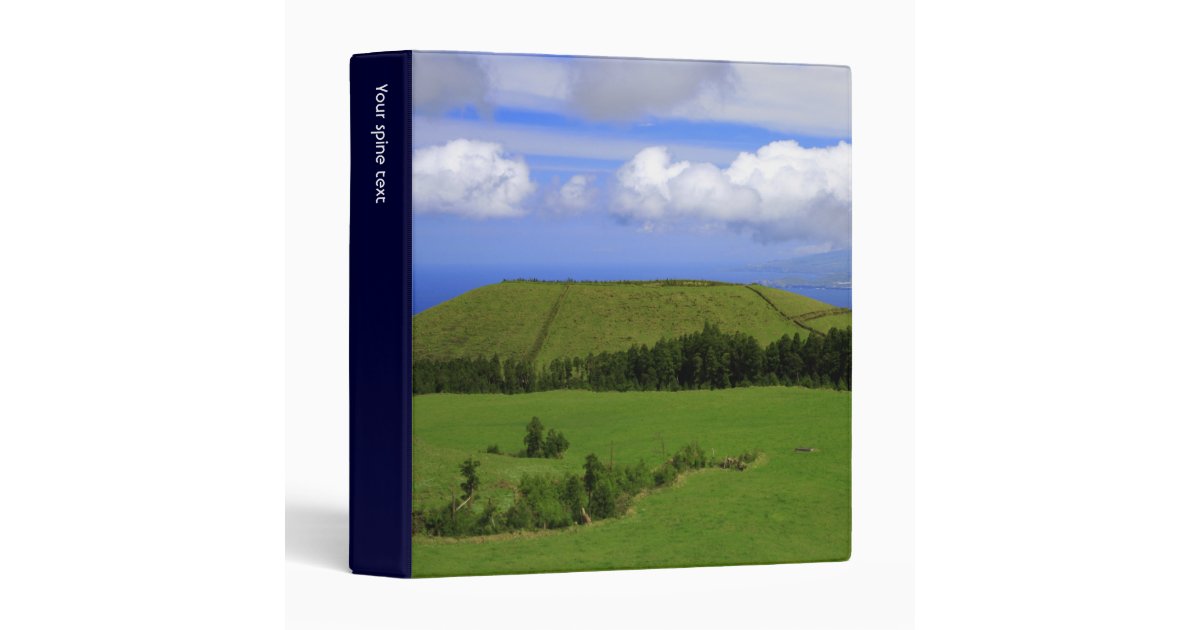 Green Landscape 3 Ring Binders Zazzle
