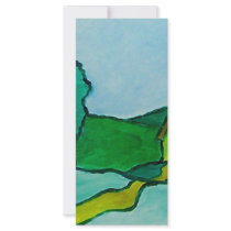 Green Landscape rack cards by piliero Green Landscape rack cards