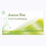 Green Landscaping Personal Card business cards