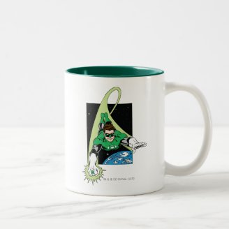 Green Lantern and Earth Coffee Mug