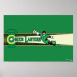 Green Lantern and Logo Poster