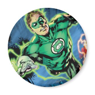 Green Lantern and The Flash Panel Refrigerator Magnet