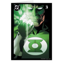 Green Lantern close up cover Card