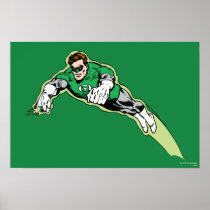 Green Lantern Energy Beam Print
