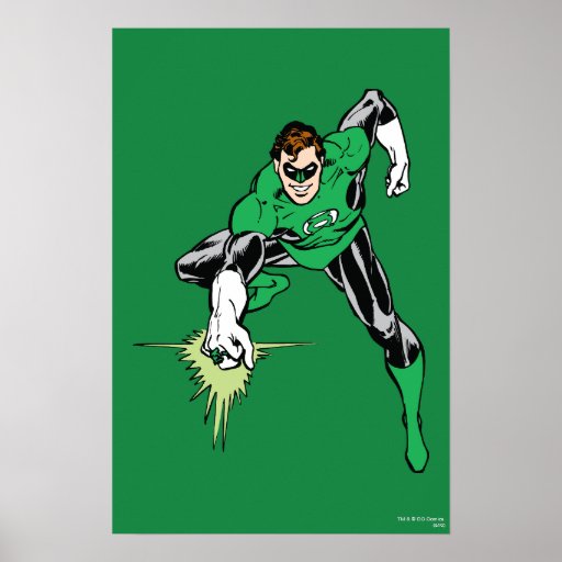 Green Lantern Fight Poster