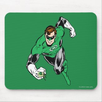 Green Lantern Fly Forward Mousepad